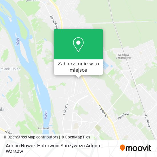 Mapa Adrian Nowak Hutrownia Spożywcza Adgam