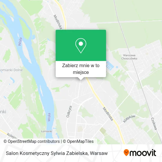 Mapa Salon Kosmetyczny Sylwia Zabielska