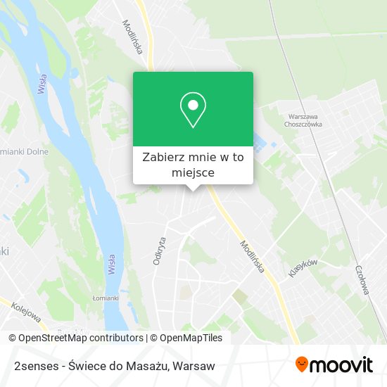 Mapa 2senses - Świece do Masażu