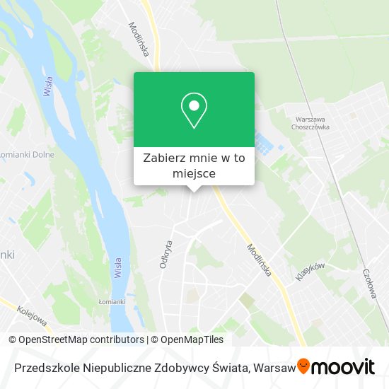 Mapa Przedszkole Niepubliczne Zdobywcy Świata