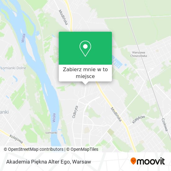 Mapa Akademia Piękna Alter Ego