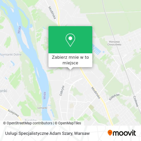 Mapa Usługi Specjalistyczne Adam Szary