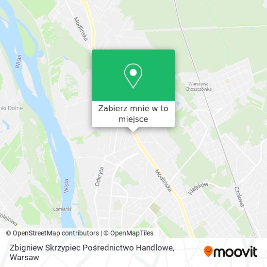 Mapa Zbigniew Skrzypiec Pośrednictwo Handlowe