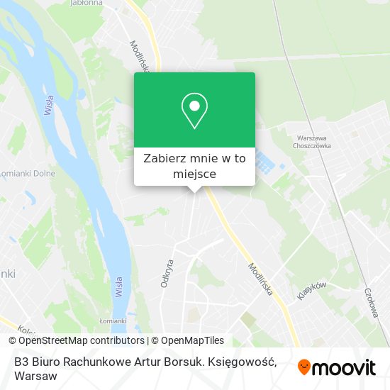 Mapa B3 Biuro Rachunkowe Artur Borsuk. Księgowość