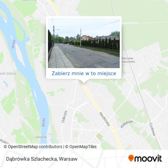 Mapa Dąbrówka Szlachecka