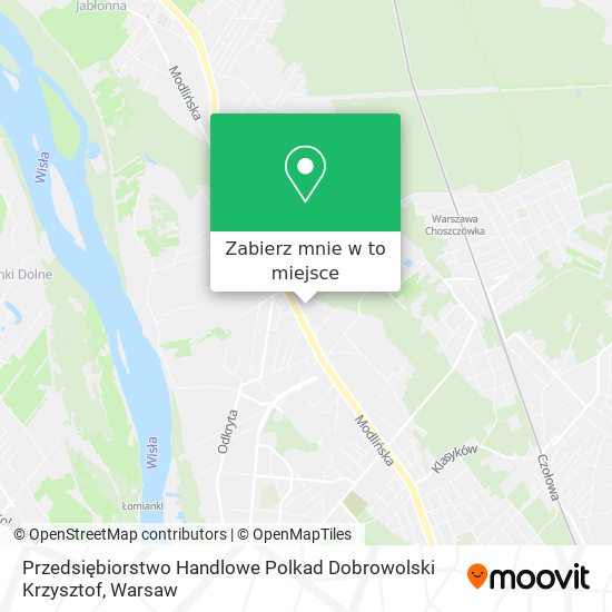 Mapa Przedsiębiorstwo Handlowe Polkad Dobrowolski Krzysztof