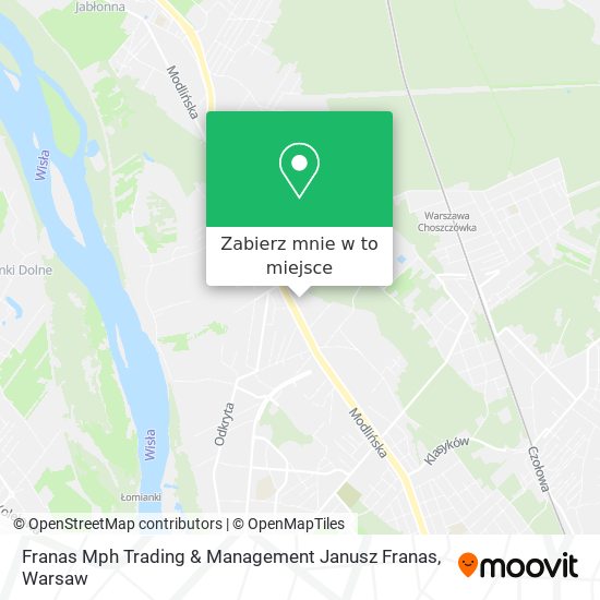 Mapa Franas Mph Trading & Management Janusz Franas