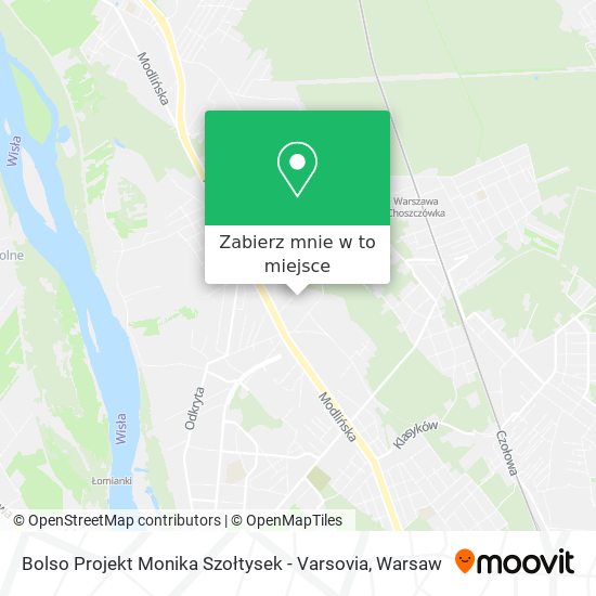 Mapa Bolso Projekt Monika Szołtysek - Varsovia