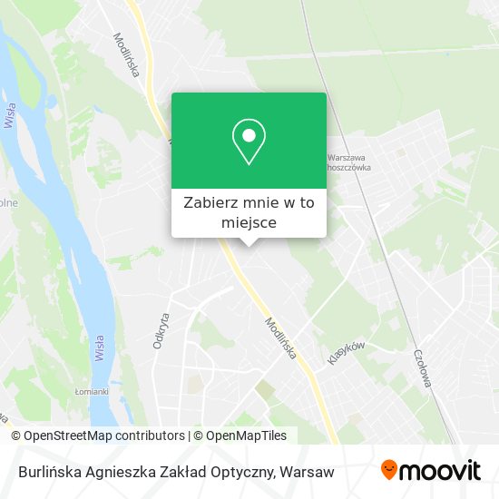 Mapa Burlińska Agnieszka Zakład Optyczny