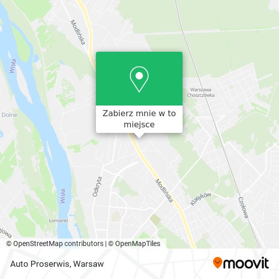 Mapa Auto Proserwis