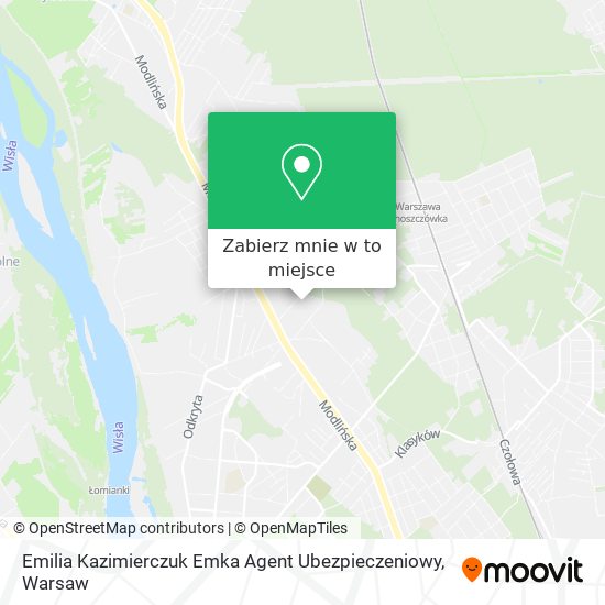 Mapa Emilia Kazimierczuk Emka Agent Ubezpieczeniowy