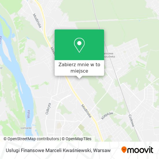 Mapa Usługi Finansowe Marceli Kwaśniewski