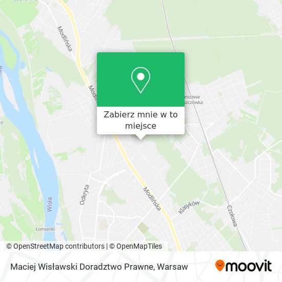 Mapa Maciej Wisławski Doradztwo Prawne