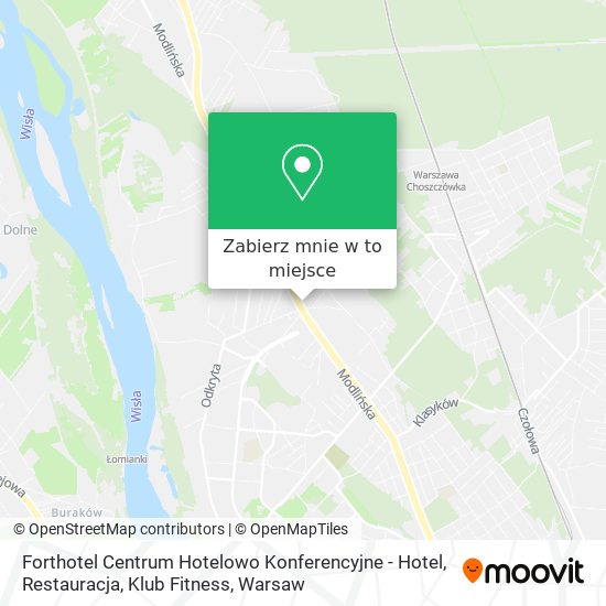 Mapa Forthotel Centrum Hotelowo Konferencyjne - Hotel, Restauracja, Klub Fitness