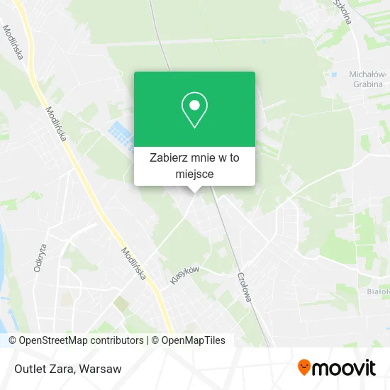 Mapa Outlet Zara