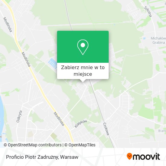 Mapa Proficio Piotr Zadrużny