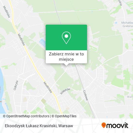 Mapa Ekoodzysk Łukasz Krasiński