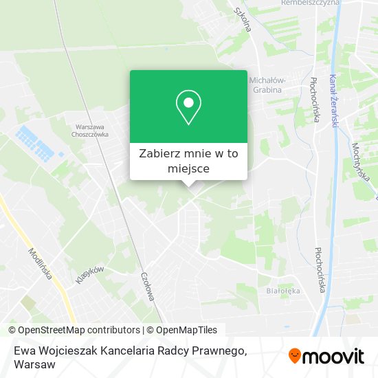 Mapa Ewa Wojcieszak Kancelaria Radcy Prawnego