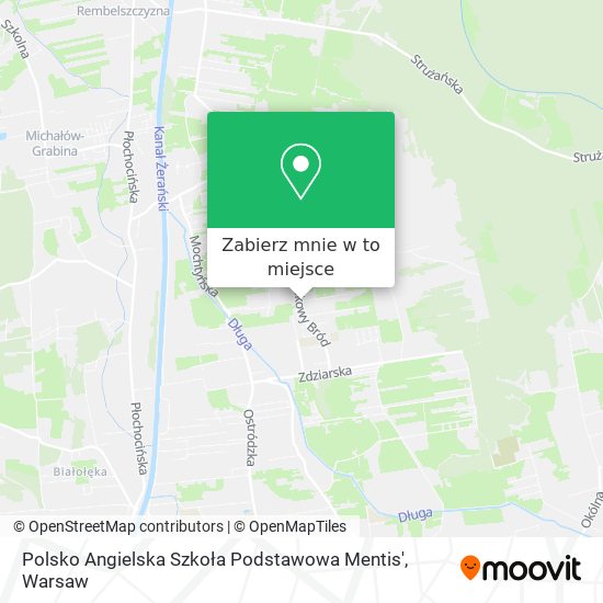 Mapa Polsko Angielska Szkoła Podstawowa Mentis'