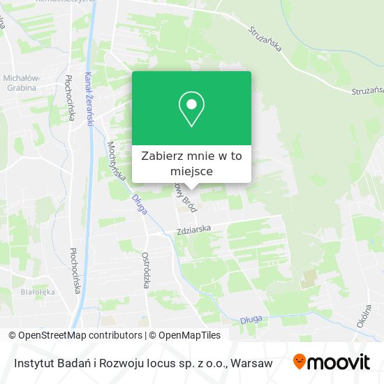 Mapa Instytut Badań i Rozwoju Iocus sp. z o.o.