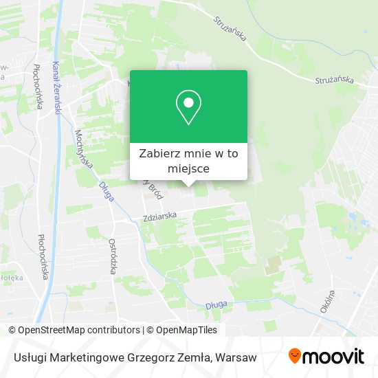 Mapa Usługi Marketingowe Grzegorz Zemła