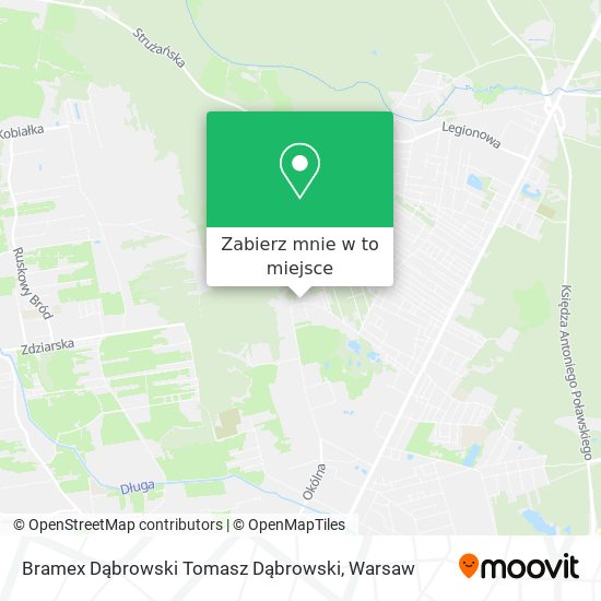 Mapa Bramex Dąbrowski Tomasz Dąbrowski