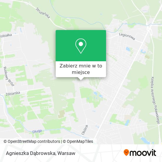 Mapa Agnieszka Dąbrowska