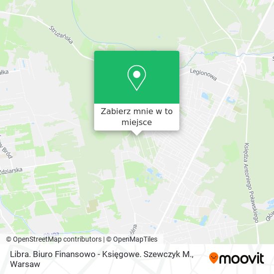 Mapa Libra. Biuro Finansowo - Księgowe. Szewczyk M.