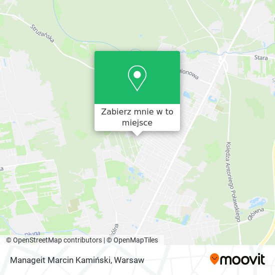 Mapa Manageit Marcin Kamiński