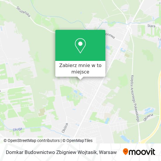 Mapa Domkar Budownictwo Zbigniew Wojtasik