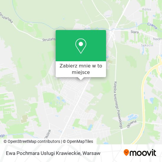 Mapa Ewa Pochmara Usługi Krawieckie