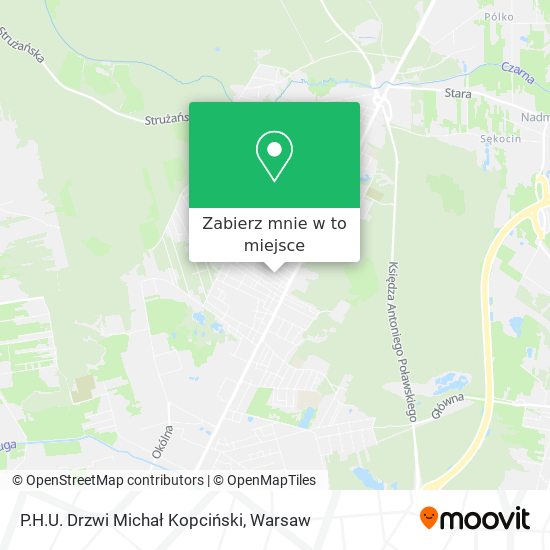 Mapa P.H.U. Drzwi Michał Kopciński