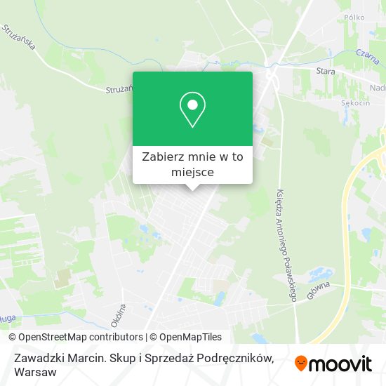 Mapa Zawadzki Marcin. Skup i Sprzedaż Podręczników