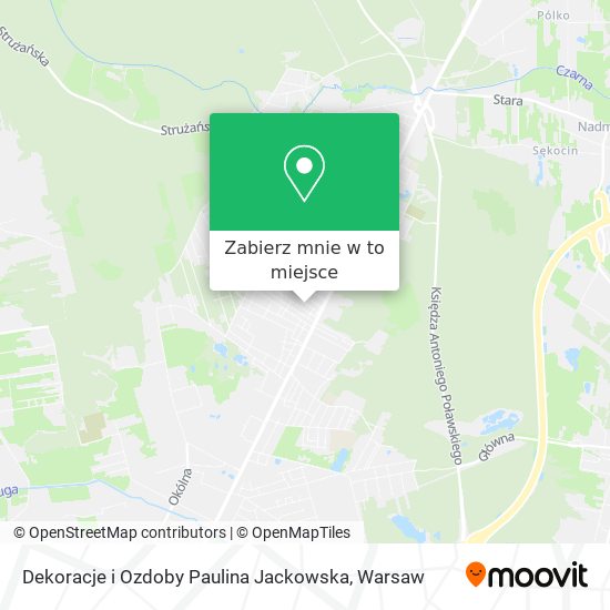 Mapa Dekoracje i Ozdoby Paulina Jackowska