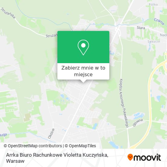 Mapa Arrka Biuro Rachunkowe Violetta Kuczyńska