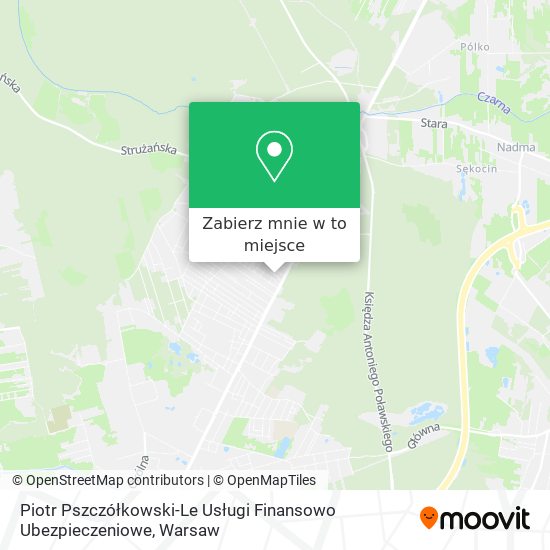 Mapa Piotr Pszczółkowski-Le Usługi Finansowo Ubezpieczeniowe