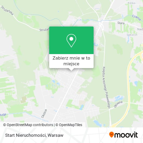 Mapa Start Nieruchomości