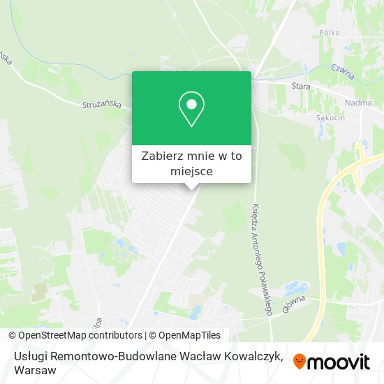 Mapa Usługi Remontowo-Budowlane Wacław Kowalczyk