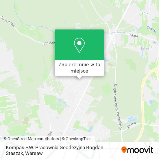 Mapa Kompas P.W. Pracownia Geodezyjna Bogdan Staszak