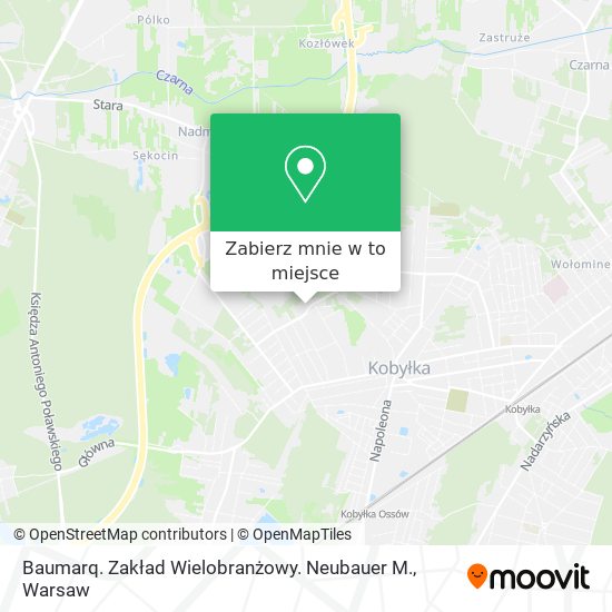 Mapa Baumarq. Zakład Wielobranżowy. Neubauer M.