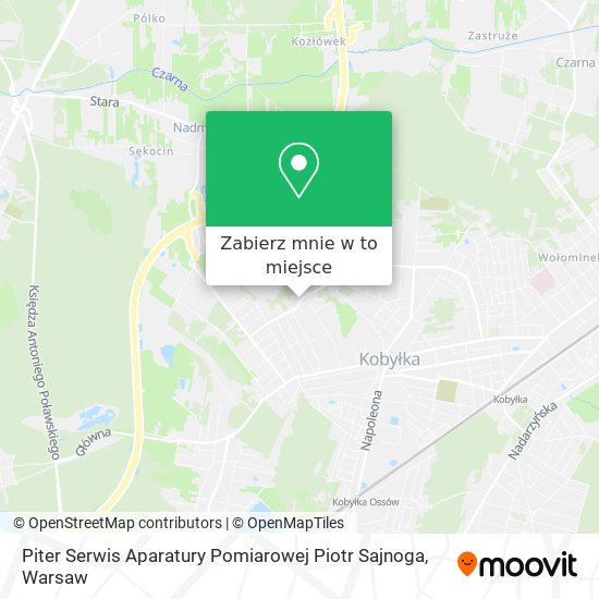 Mapa Piter Serwis Aparatury Pomiarowej Piotr Sajnoga