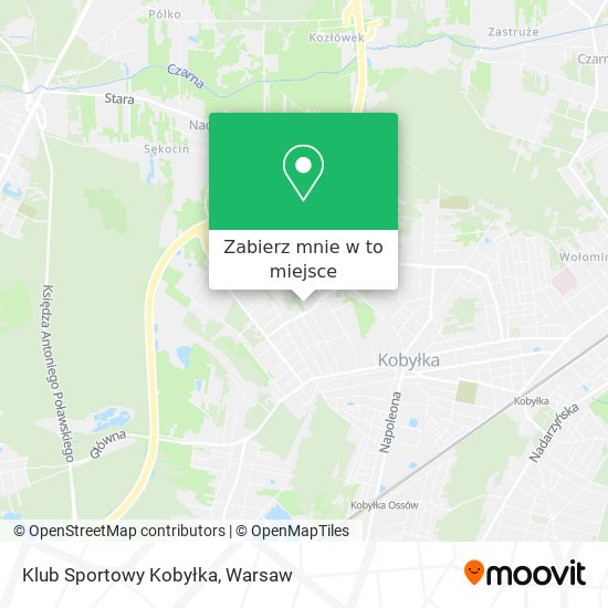 Mapa Klub Sportowy Kobyłka