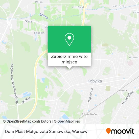 Mapa Dom Plast Małgorzata Sarnowska