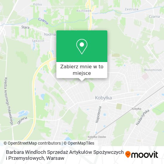 Mapa Barbara Windloch Sprzedaż Artykułów Spożywczych i Przemysłowych