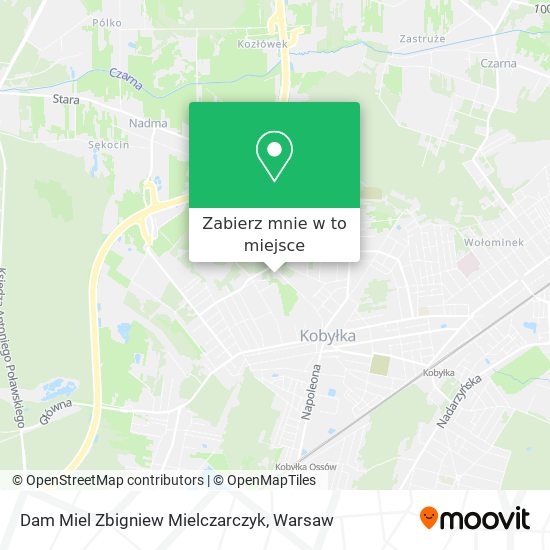 Mapa Dam Miel Zbigniew Mielczarczyk