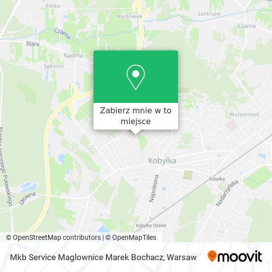 Mapa Mkb Service Maglownice Marek Bochacz