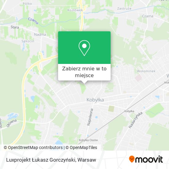 Mapa Luxprojekt Łukasz Gorczyński