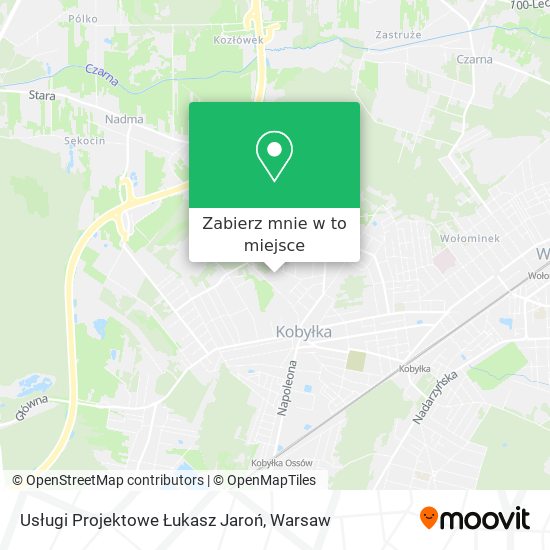 Mapa Usługi Projektowe Łukasz Jaroń