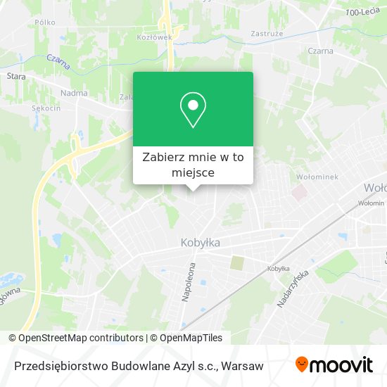 Mapa Przedsiębiorstwo Budowlane Azyl s.c.