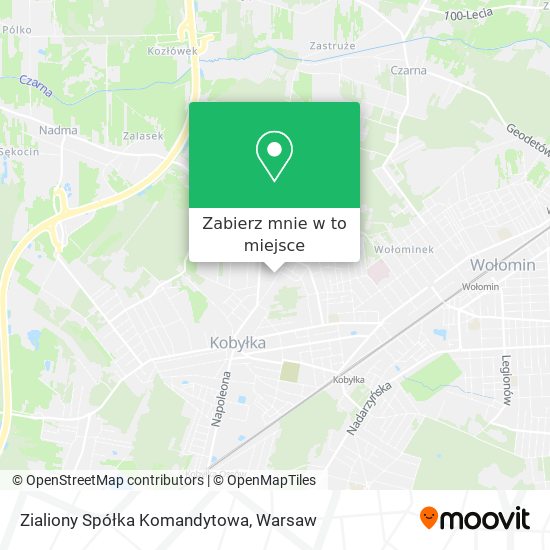 Mapa Zialiony Spółka Komandytowa